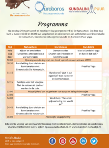 Open Dag Natuurtuin Programma 2015